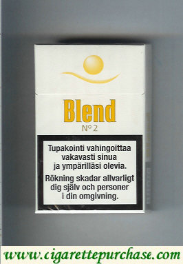 Blend No.2 cigarettes Sweden
